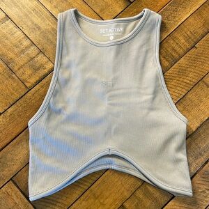 Taupe SET Active sports bra